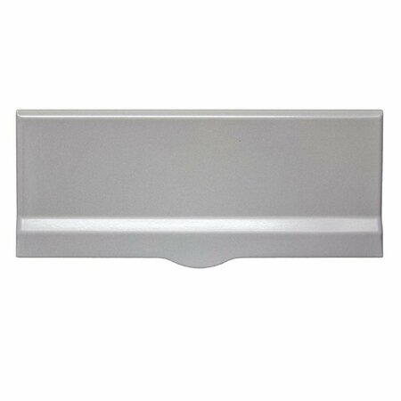 QUALARC Liberty Silver Color Letter Plate with 6 in. Chute Wall Liner LM6-46-SLVR